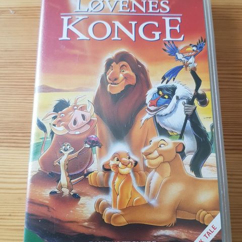 Disney Løvenes Konge vhs