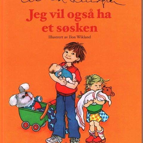 Barnebøker. 2 bildebøker av Astrid Lindgren.