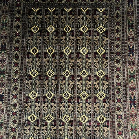 Afghansk vintage teppe design