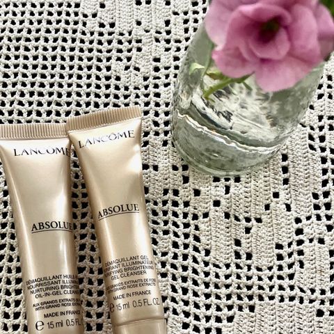 Lancome Absolue Cleansing Oil-in-Gel + Absolue Brightening Gel Cleanser - Ny 🌸