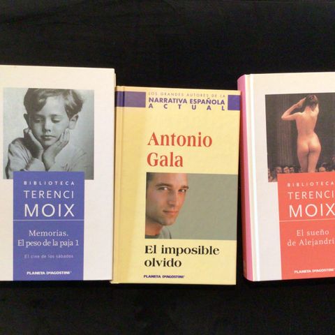 3 bøker på spansk