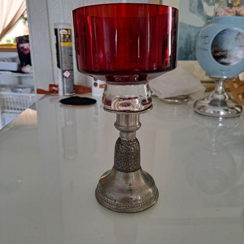 Reijmyre  Sweden  designer rubin rød godteri vase