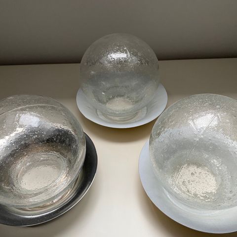 Glass kupler til ute/ inne lamper.