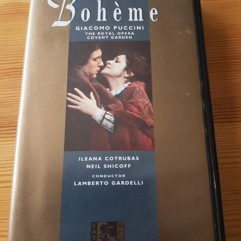 La Boheme Giacomo Puccini vhs