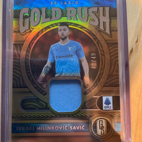 Sergej Milinkovic-Savic /49 PW patch fotballkort