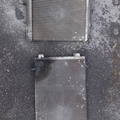 Citroen, radiator og radiator til air condition