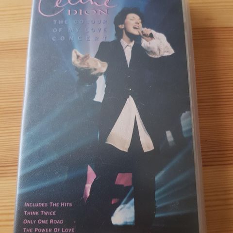 Celine Dion The colour of my love concert vhs