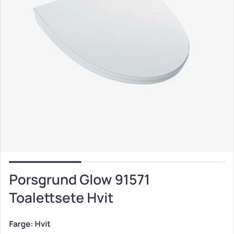 Porsgrund toalettsete Glow 91571