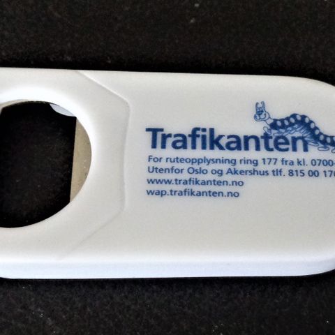 Flaskeåpner fra Trafikanten