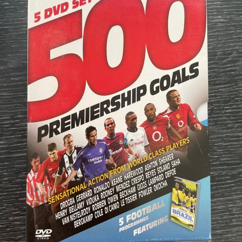 DVD 500 Premiership Goals (5 disk)