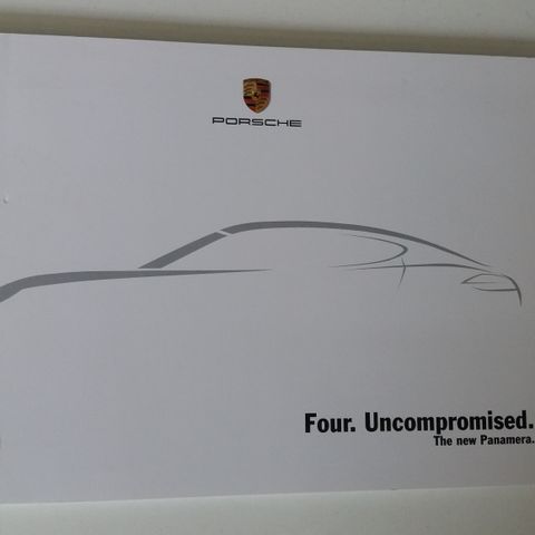 Porsche Panamera -brosjyre. (utgave 10/2008)