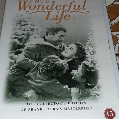 It's A Wonderful Life (1946) / Livet Er Vidunderlig(DVD)norsk tekst