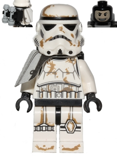 Som ny Lego Star Wars minifigur Sandtrooper with White Pauldron