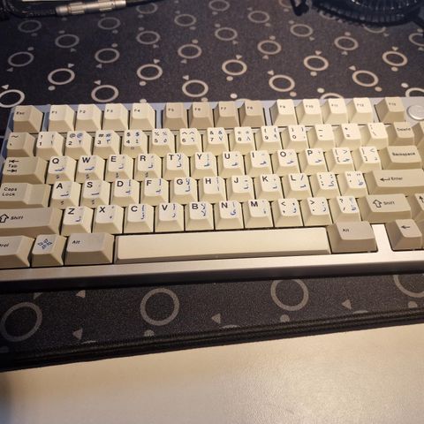 TGR Tomo Silver Custom Keyboard