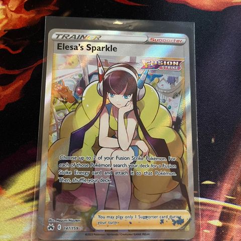 Pokemon kort Elesa's Sparkle 147/159 Miss Print