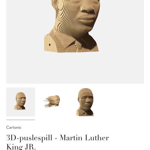 Cartlonic 3D pusslespill Martin Luther King jr