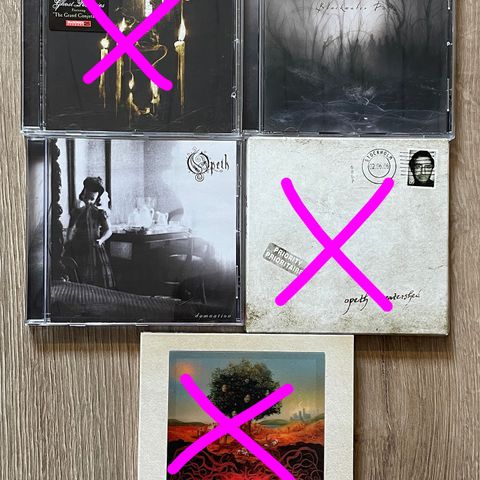 Opeth - CD-er - til salgs