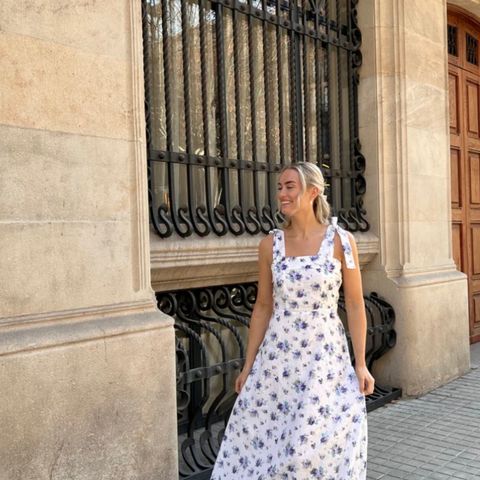 Love Lolita Tulip Maxi dress lavendel str M - ubrukt