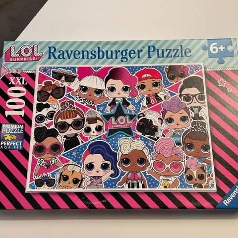 Ravensburger puzzle puslespill LOL 100 brikker
