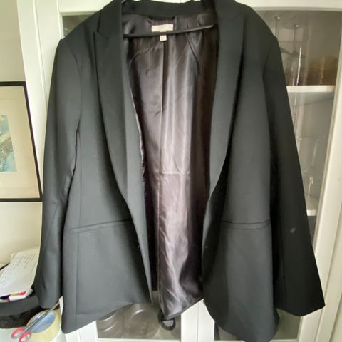 Dressjakke, blazer uten knappelukking fra H&M