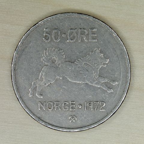 50 øre 1972 Norge   (1058)