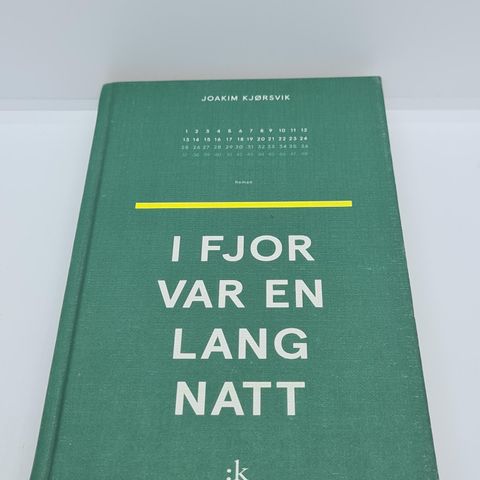 I fjor var en lang natt  - Joakim Kjørsvik