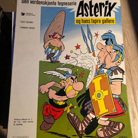 Asterix tegneserier 1-39