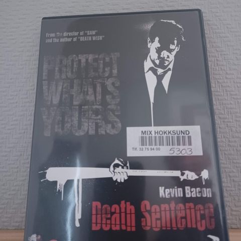 Death Sentence - Action / Krim / Drama / Thriller (DVD) –  3 filmer for 2