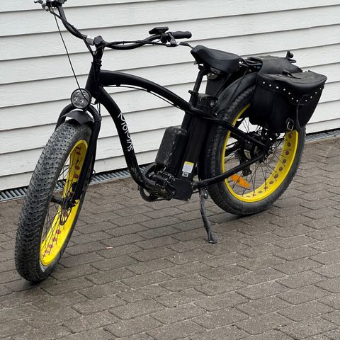 Momas Fatbike 750w El sykkel med 2 batterier