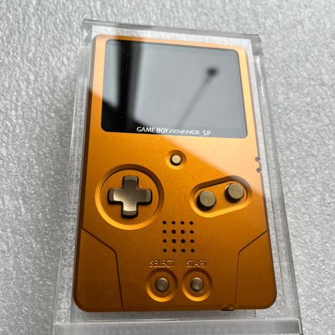 Oransje Boxy Pixels Gameboy Advance Unhinged SP (moddet til maks!)