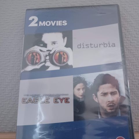 Dobbelt DVD - Disturbia og Eagle Eye - Thriller - 3 filmer for 2