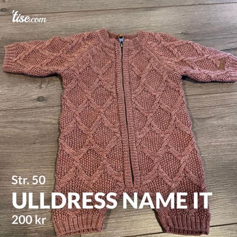 Ulldress fra Name it. Str. 50