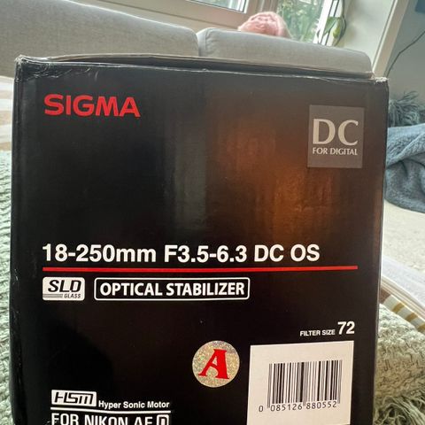 Sigma 18-250mm f/3.5-6.3 DC OS for Nikon