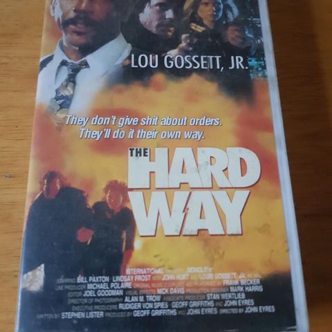 The Hard Way vhs