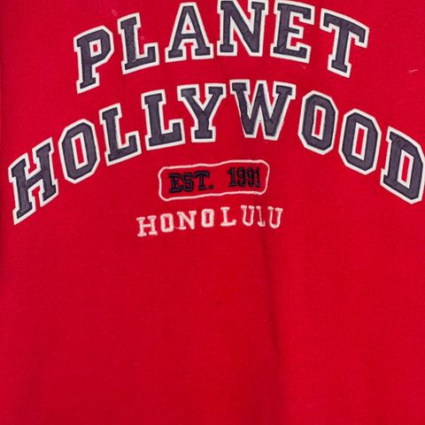 Original handlaget genser Planet Hollywood  honolulu genser,  Åpning i Hawaii