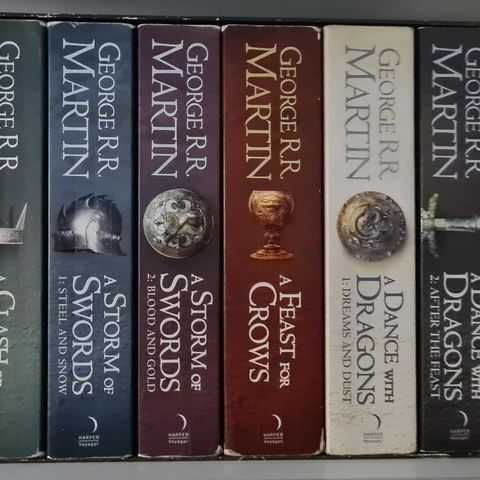 RESERVERT A song of ice and fire(1-6)