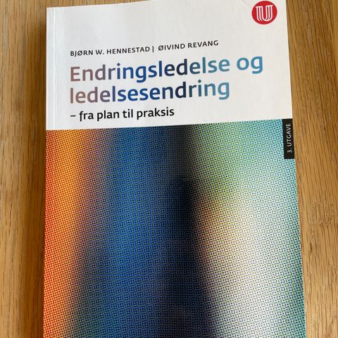 Endringsledelse og ledelsesendring