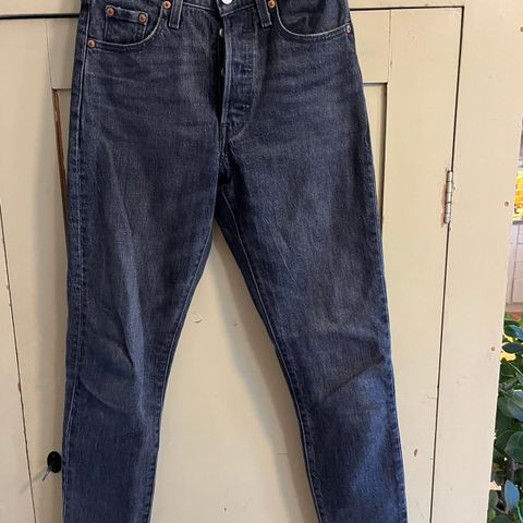 Levis 501 S denim jeans grå/ svart