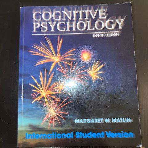 Matlin, 2013. Cognitive Psychology. Ingen markeringer!