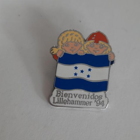 Flagg-pins Honduras OL Lillehammer 1994