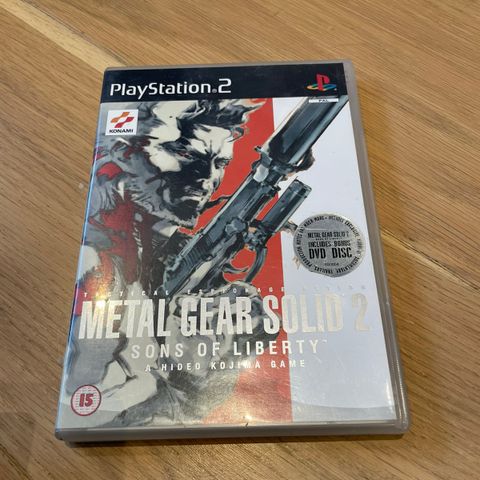 Metal gear solid 2 sons of liberty , PS2