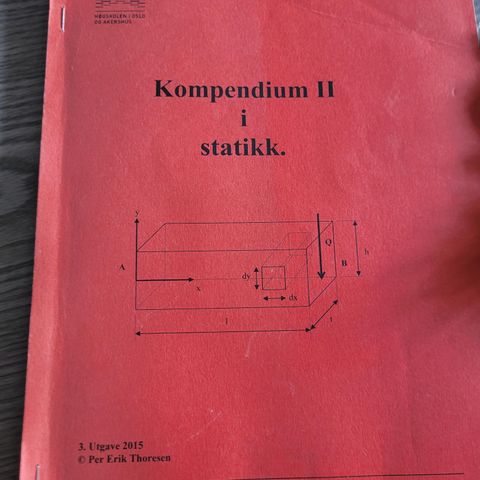 Kompendium 11 i statikk