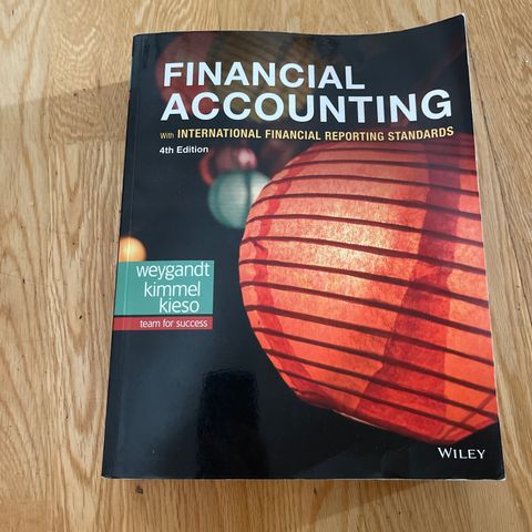 Financial Accounting with international financial reporting standards