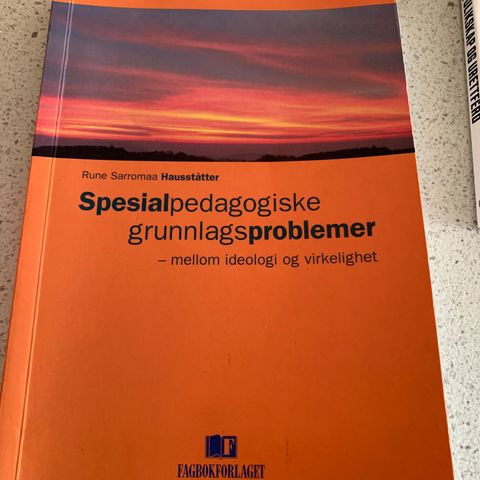 Spesialpedagogiske grunnlagsproblemer mellom ideologi og virkelighet