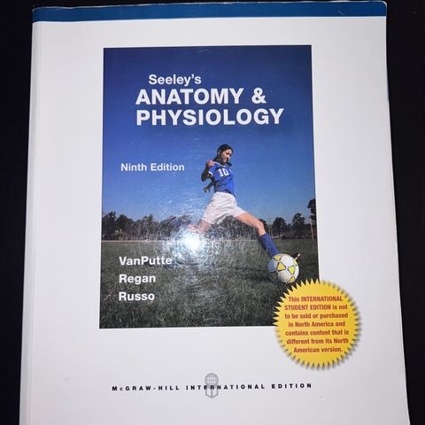 Seeley's Anatomy and Physiology. Ingen markeringer!