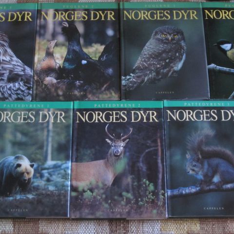 Norges Dyr, 7 bind