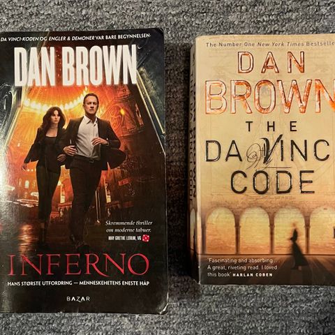 Krimbøker av Dan Brown