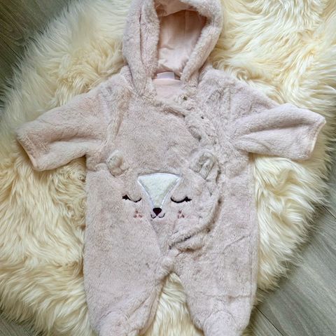 Baby jumpsuit til vinteren fra nyfødt til ca 4 måneder/VINTERDRESS/Overall