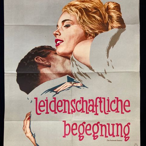 «Line» 1961 Original  filmplakat, Toralv Maurstad,Margrete Robsahm