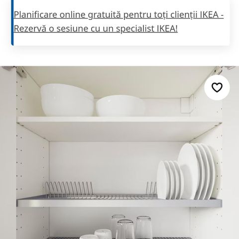 Ikea Utrusta tørkestativ for veggskap